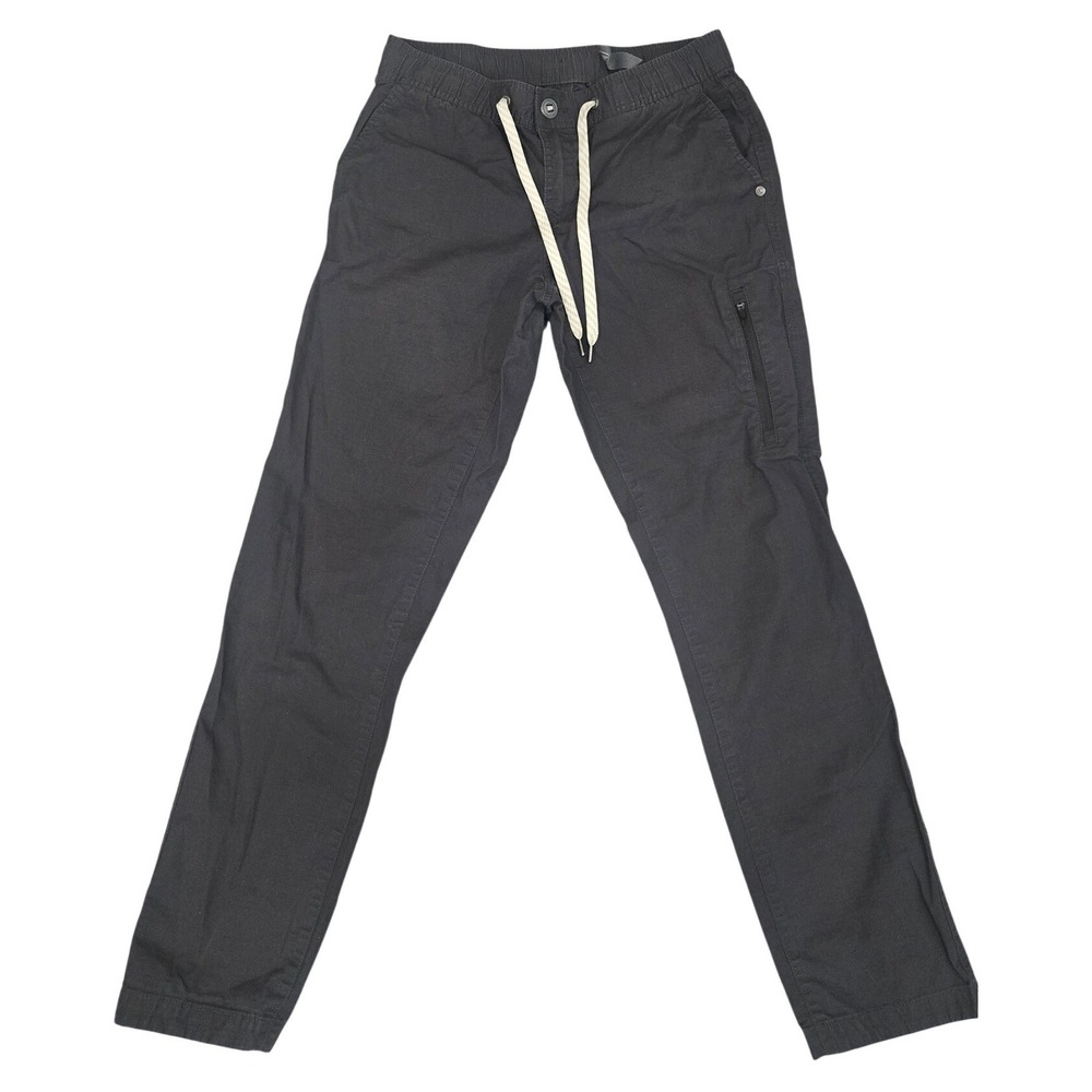 Vuori Mens Ripstop Climber Pants Charcoal Grey Organic Cotton Stretch Small